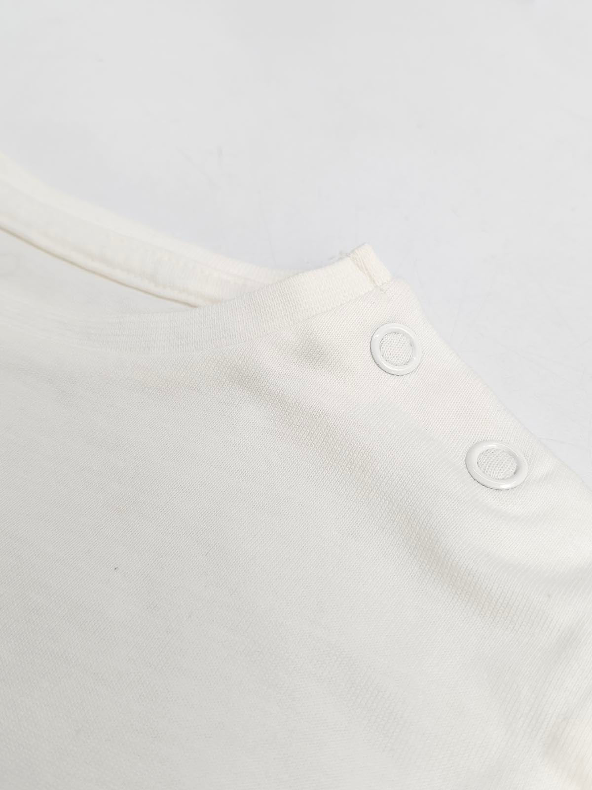 Baby Girls White Long Sleeve Top