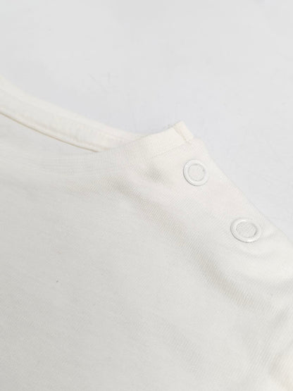 Baby Girls White Long Sleeve Top