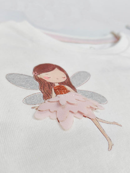 Baby Girls Long Sleeve White Top
