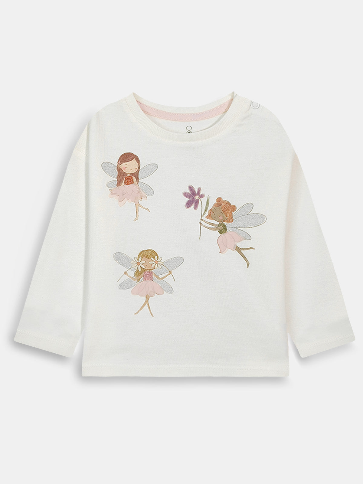 Baby Girls Long Sleeve White Top