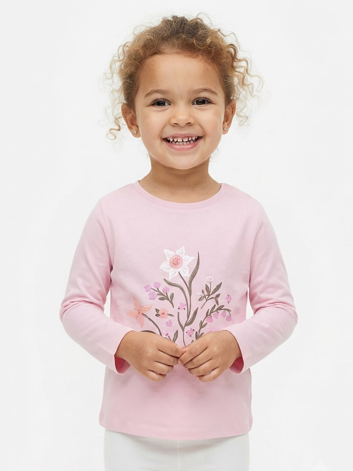 Baby Girls Pink Long Sleeve Top