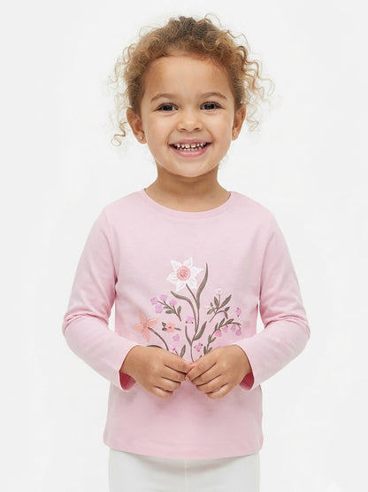 Baby Girls Pink Long Sleeve Top