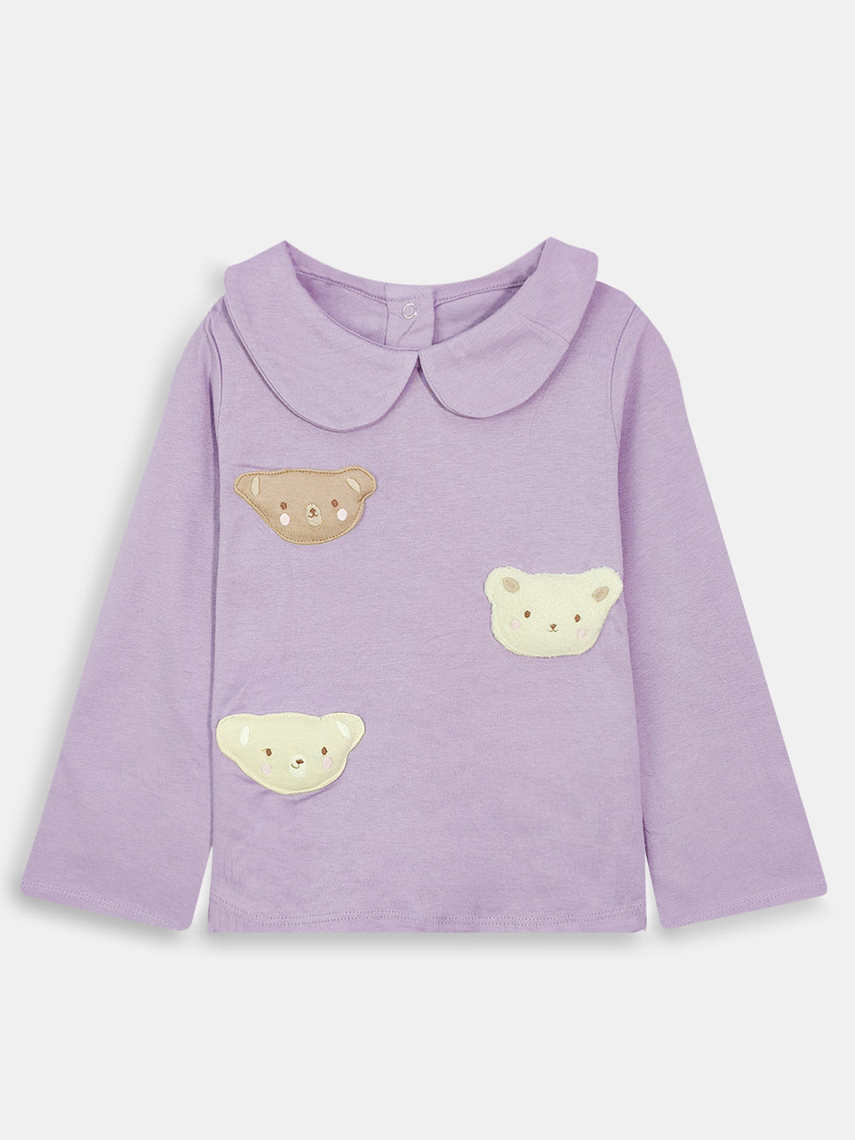 Girls Long Sleeve Lilac Top