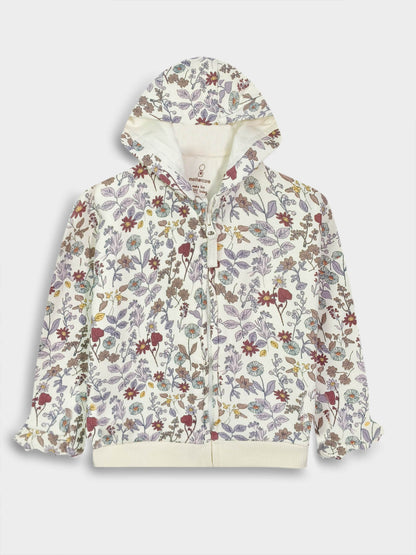 Baby Girls Hooded Sweatshirt With T-Shirt