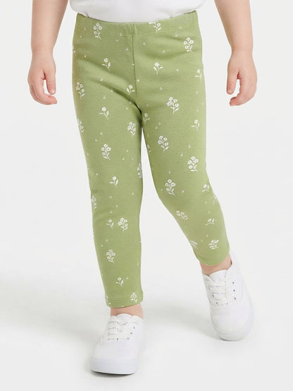 Baby Girls Stretch Olive Legging