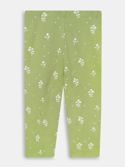 Baby Girls Stretch Olive Legging