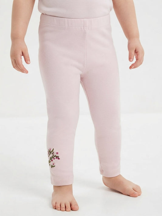 Baby Girls Stretch Pink Legging