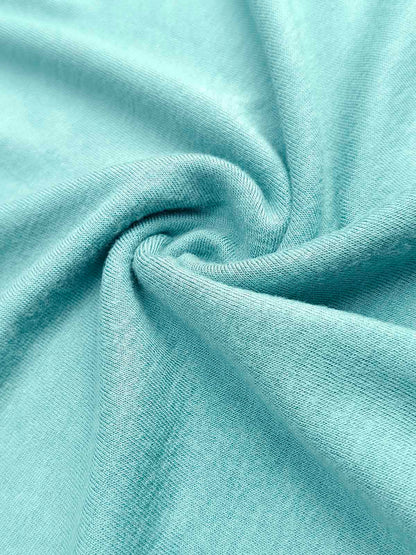 Girls Viscose Green Shorty Set