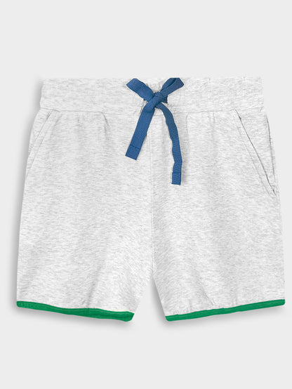 Girls Viscose Grey Shorty Set