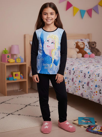 Girls Printed Pyjama Set