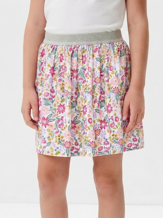 Girls Printed Knit Skirt