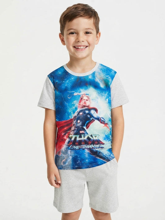 Boys Shorty Set White