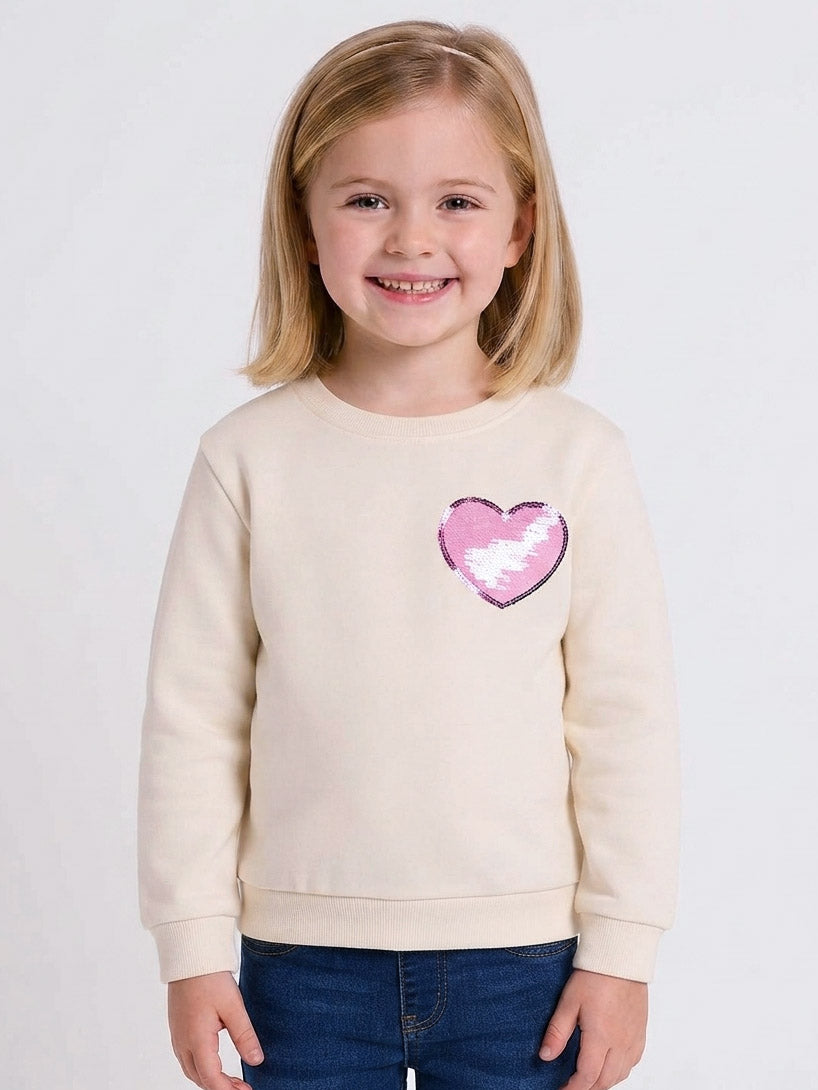 Girls Fleece Pullover Sweatshirt