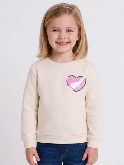 Girls Fleece Pullover Sweatshirt