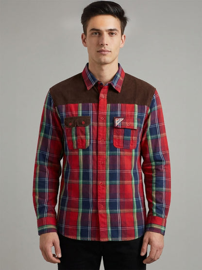 Mens Checked Woven Shirt