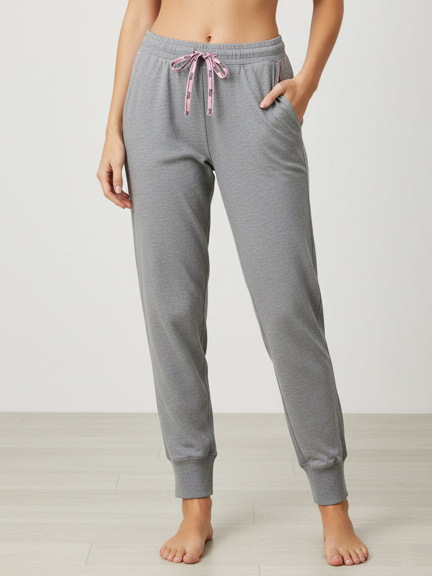 Ladies Grey Melange Lounge Pant