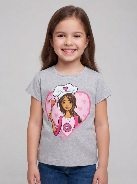 Girls Printed T Shirt