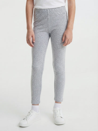 Girls Stretch Legging Grey Melange