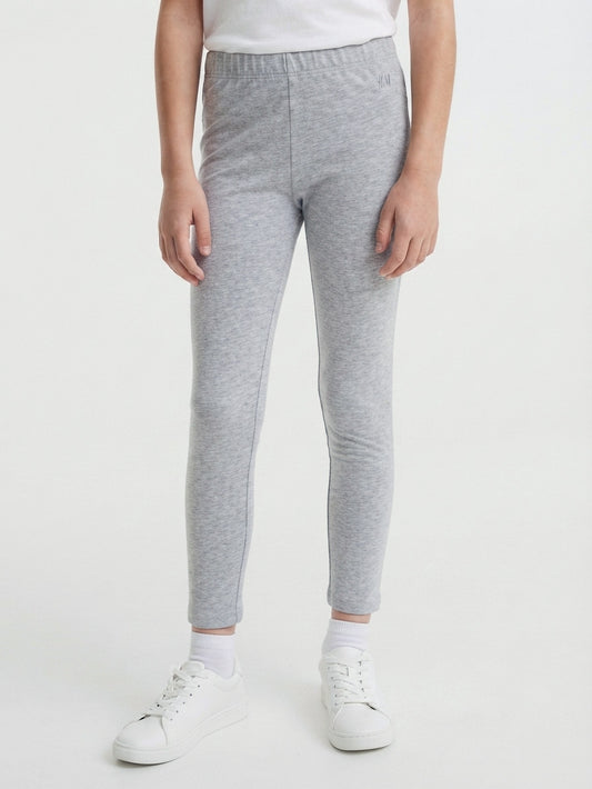 Girls Stretch Legging Grey Melange
