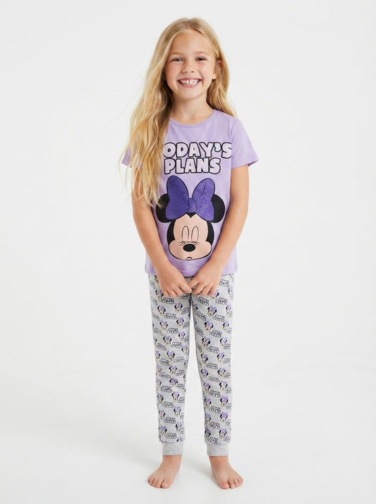 Girls Printed Pyjama Set