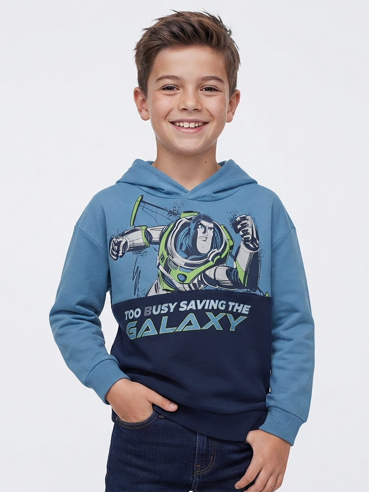 Boys Hooded Pullover Sweatshirt