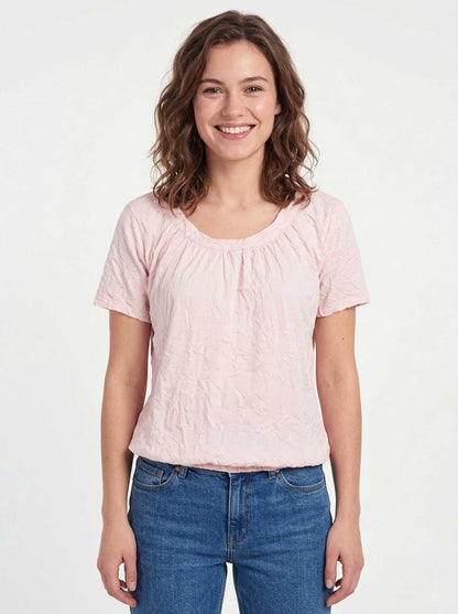 Ladies Tops Crinkled Finish