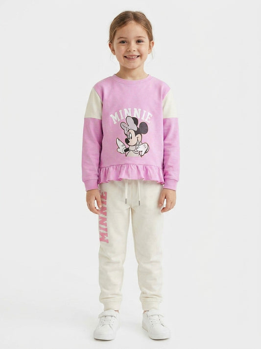 Girls Printed Jogging Set