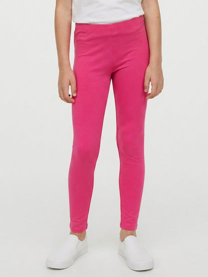 Girls Stretch Leggings Light Pink