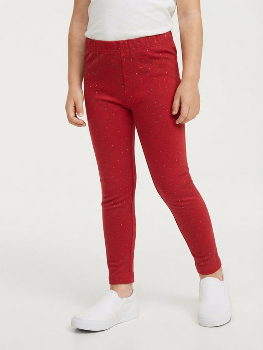 Girls Stretch Printed Leggings