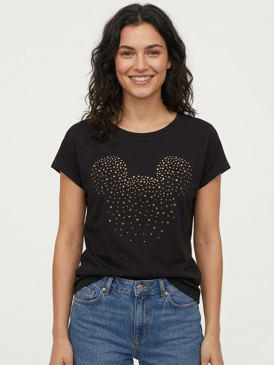 DiSNEY Ladies Top With Stud Work