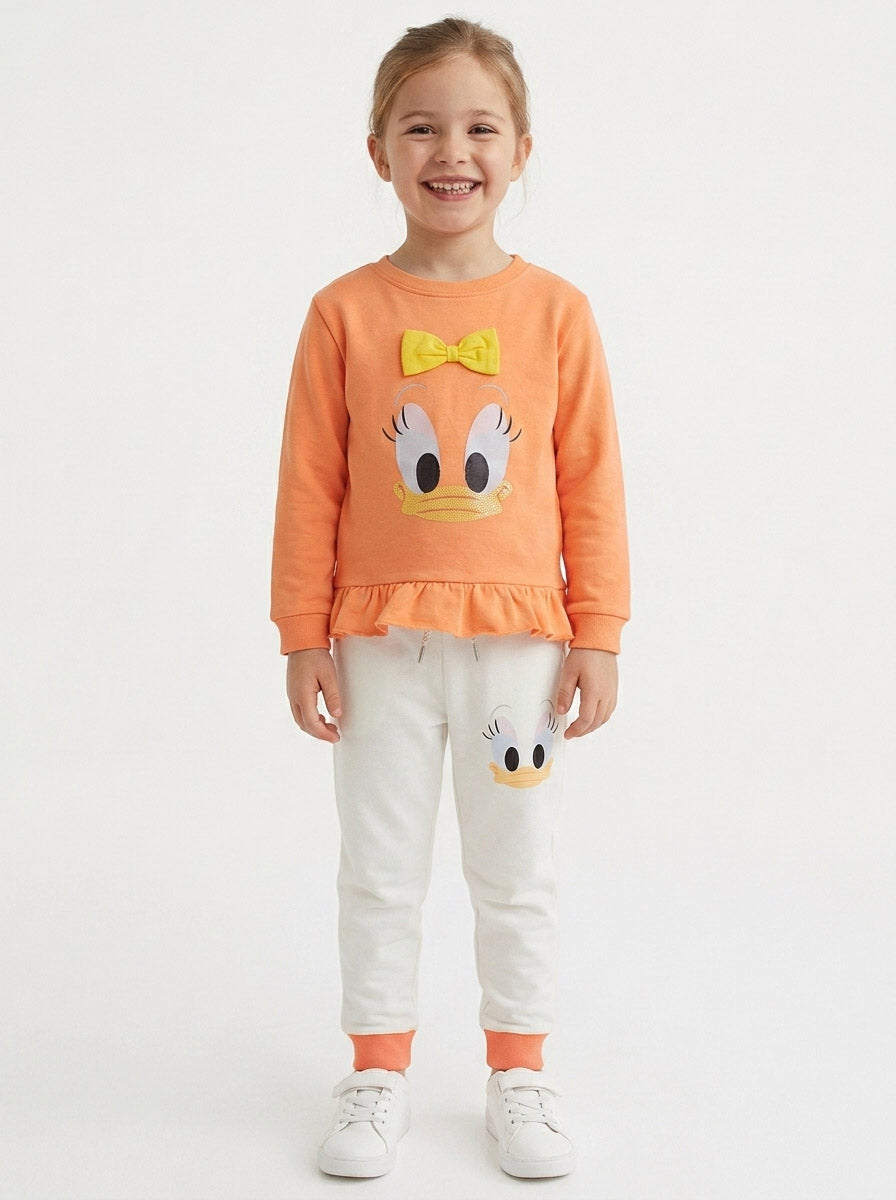 Girls Printed Jogging Set