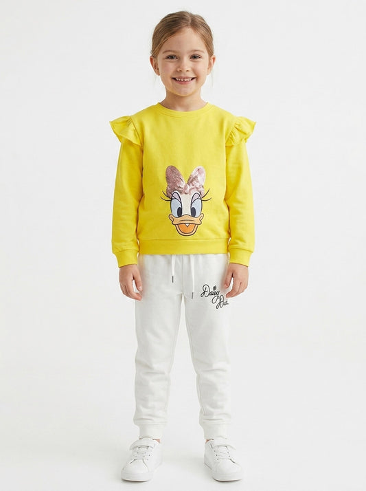 Girls Printed Jogging Set
