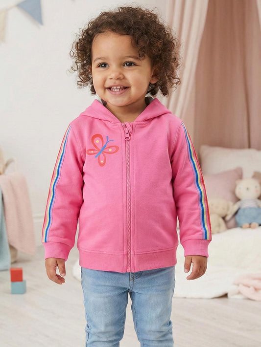 Baby Girls Full Zipper Sweatshirt