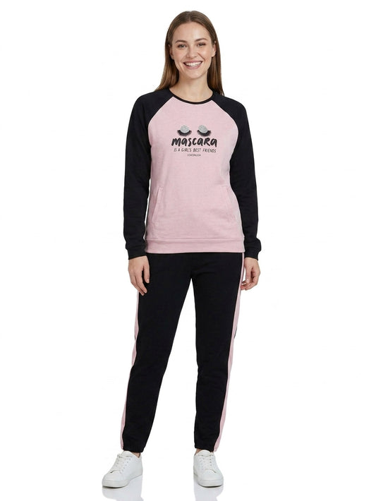 Ladies Winter Pink Pyjama Sets