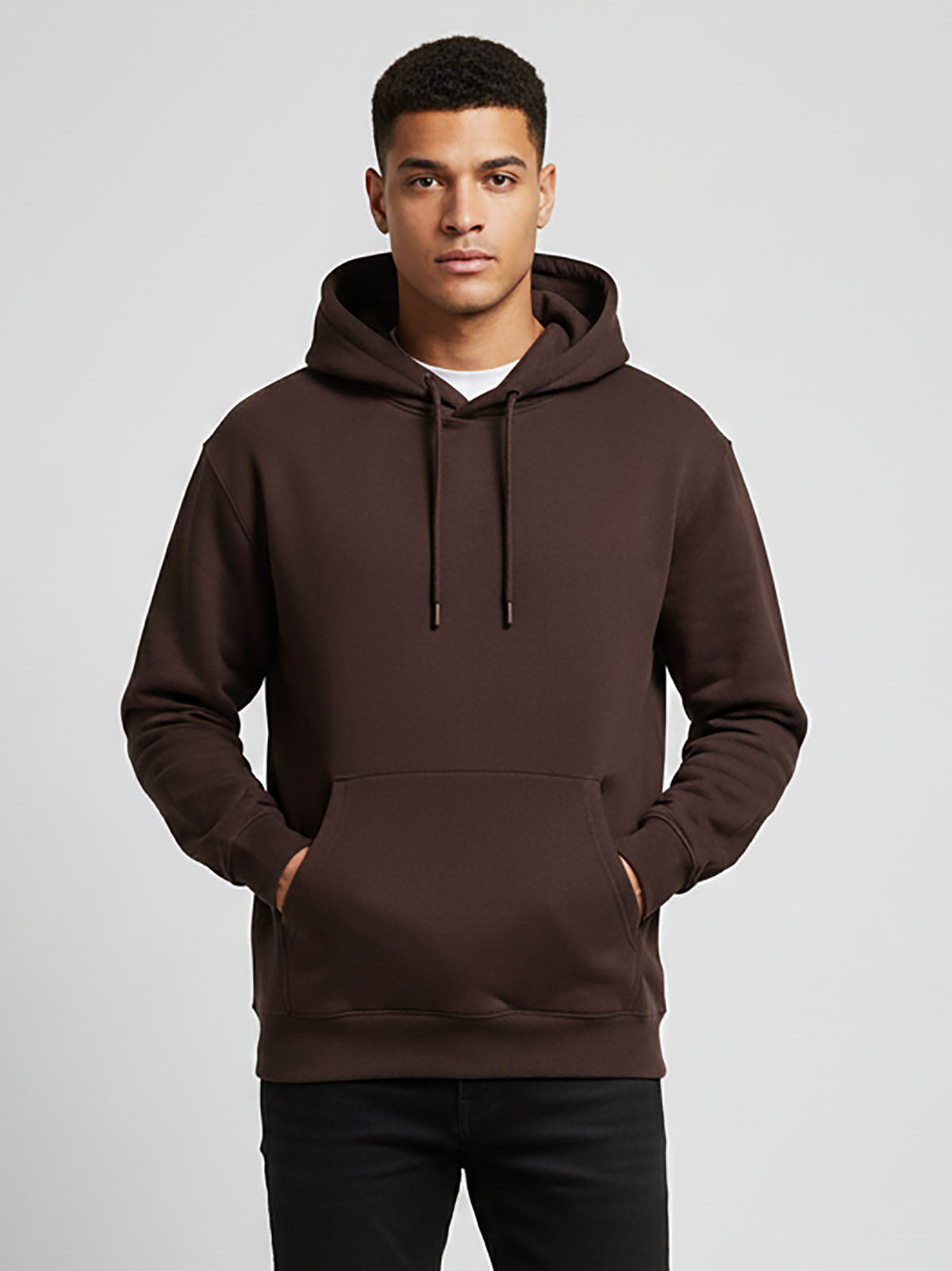 Mens Oversize Fit Hooded Sweatshirt