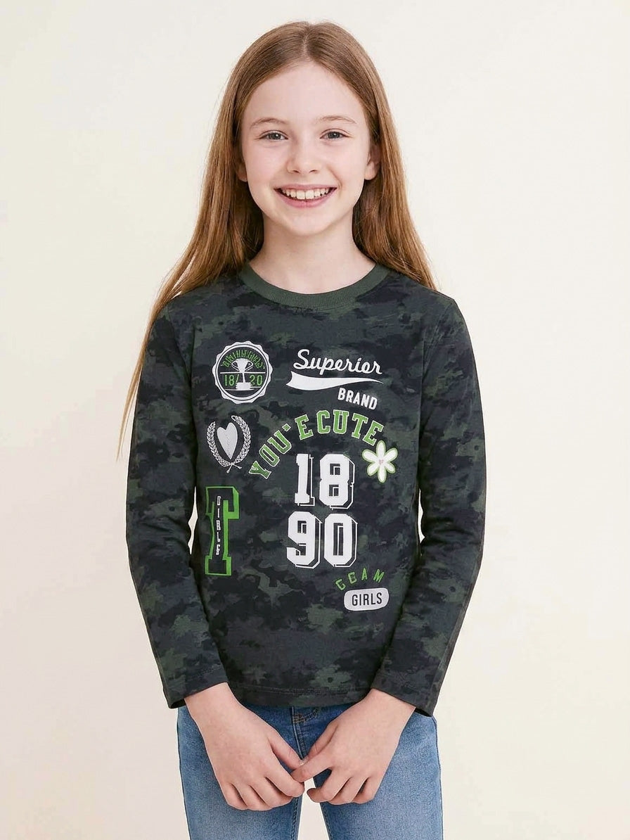 Girls Long Sleeve T Shirt