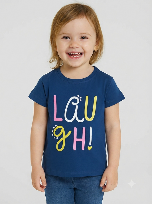 Girls T Shirt Navy
