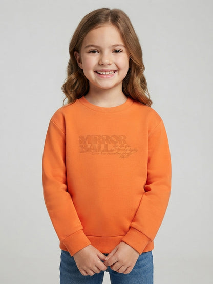 Girls French Terry Pullover Sweatshirt