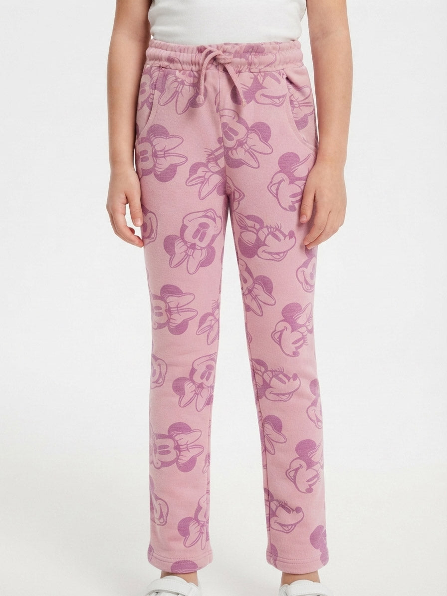 Girls Printed French Terry Jogger