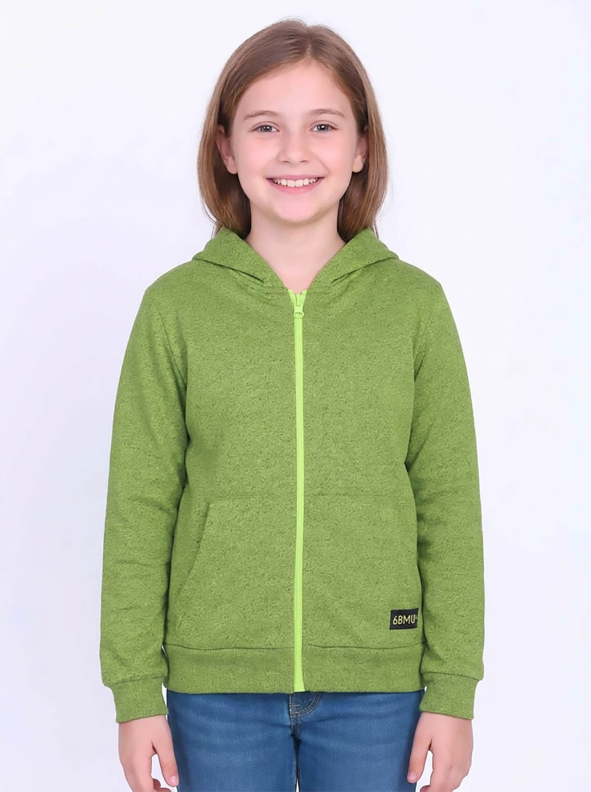 Girls Full Zipper Sweatshirt