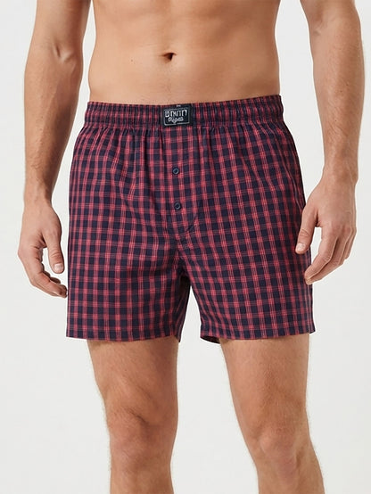 Mens Woven Boxer Shorts