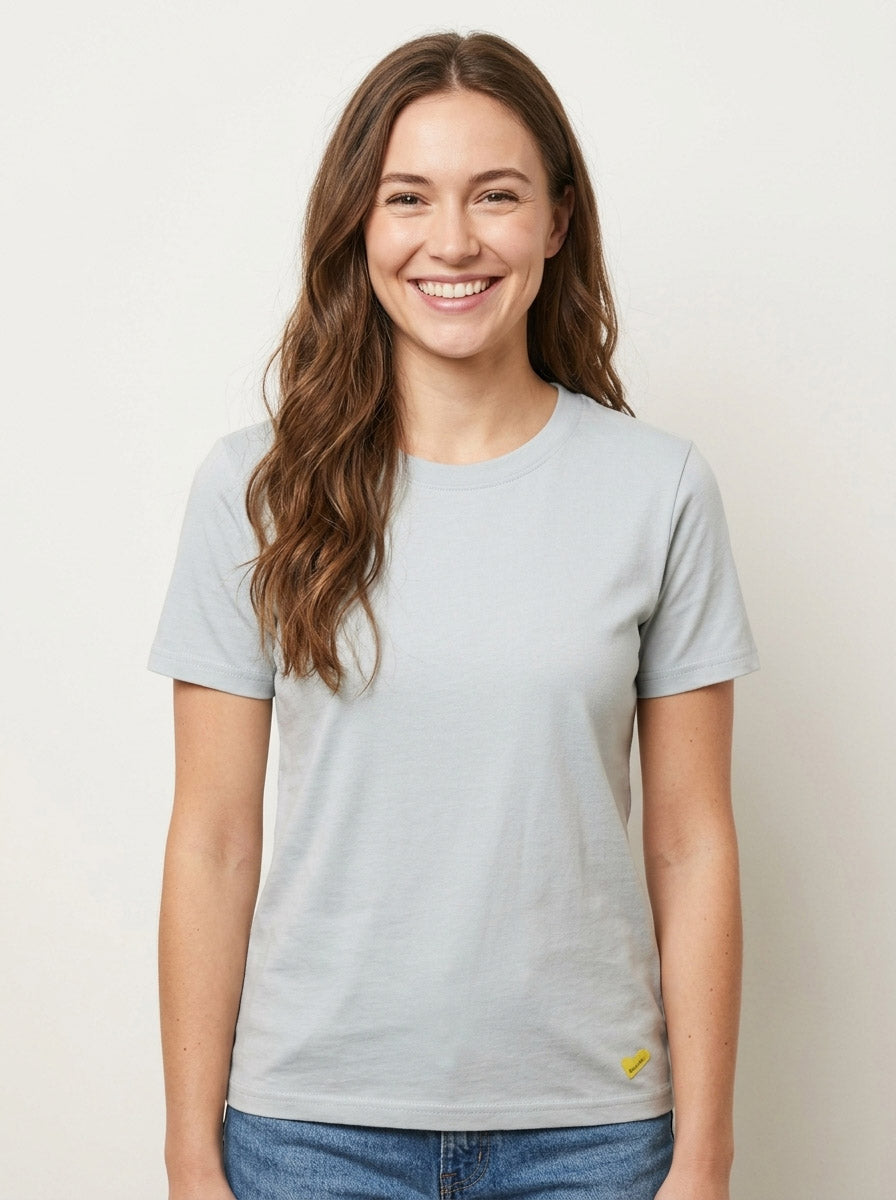 Ladies Crew Neck Mixed T Shirts