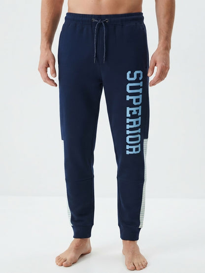 Mens Printed French Terry Jogger