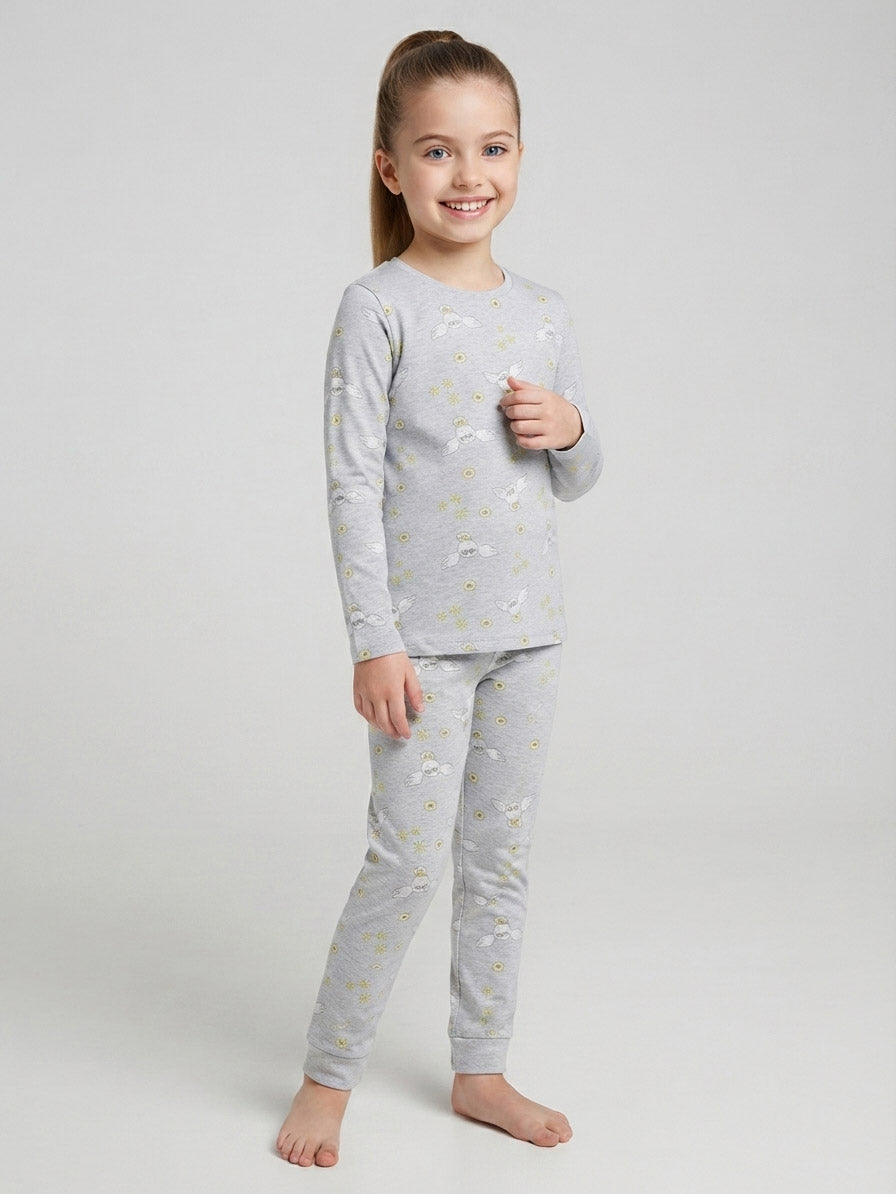Girls Printed Pyjama Set