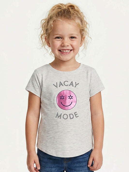 Girls Printed T Shirt