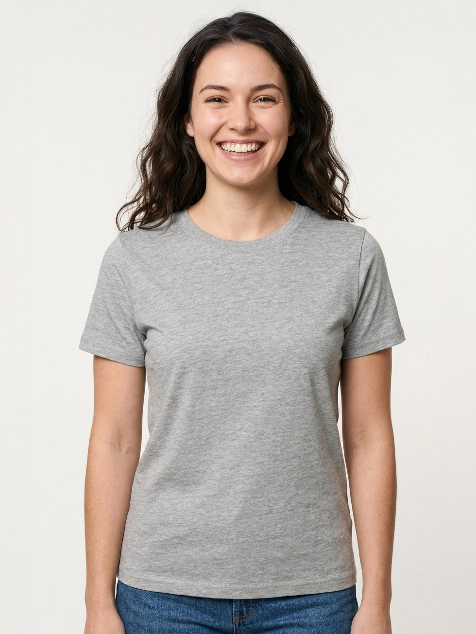 Ladies Crew Neck Mixed T Shirts