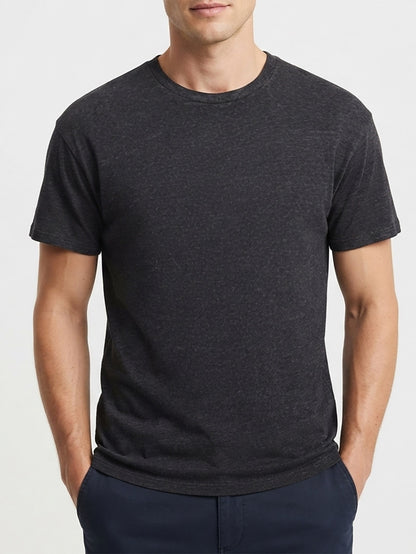 Mens Crew Neck Undershirt Charcoal