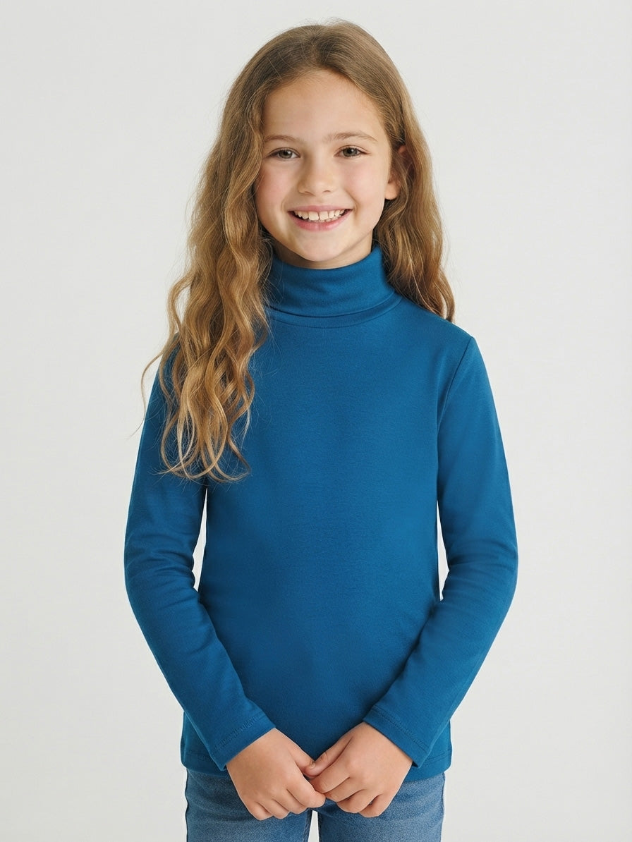 Girls Turtle Neck Tops