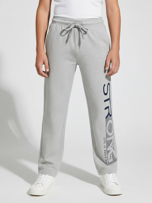 Boys Printed Knit Track Pant