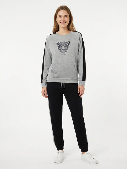 Ladies Winter Grey Pyjama Sets